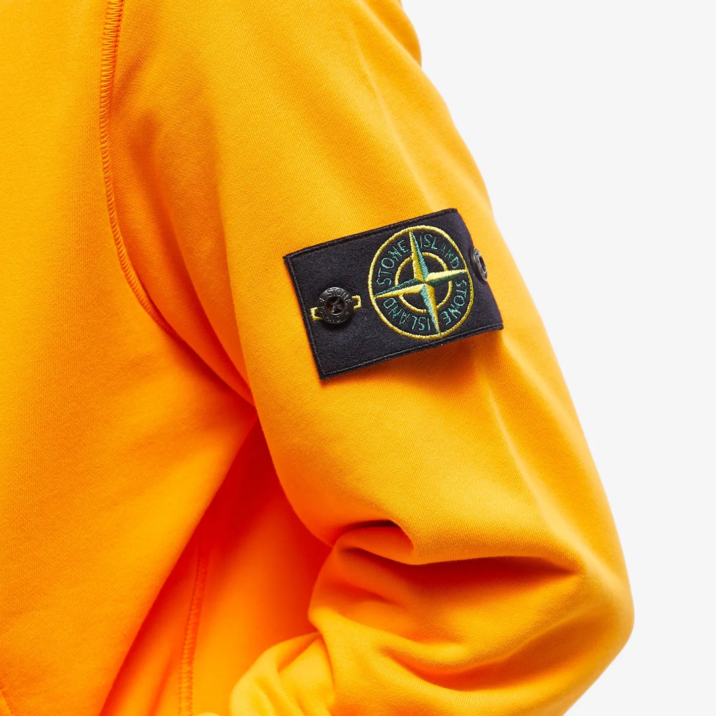 Stone Island Classic Orange Hoodie - DANYOUNGUK