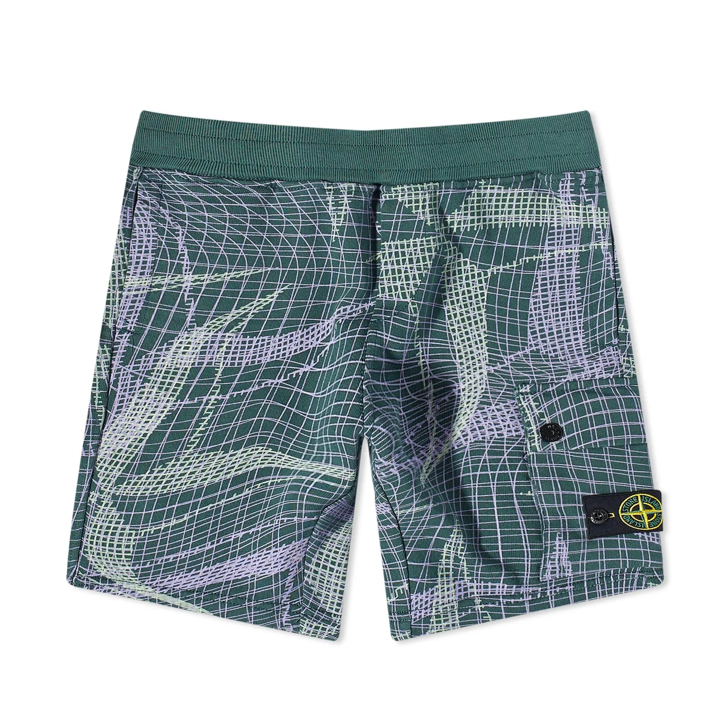 Kids Stone Island Net Print Tracksuit - DANYOUNGUK