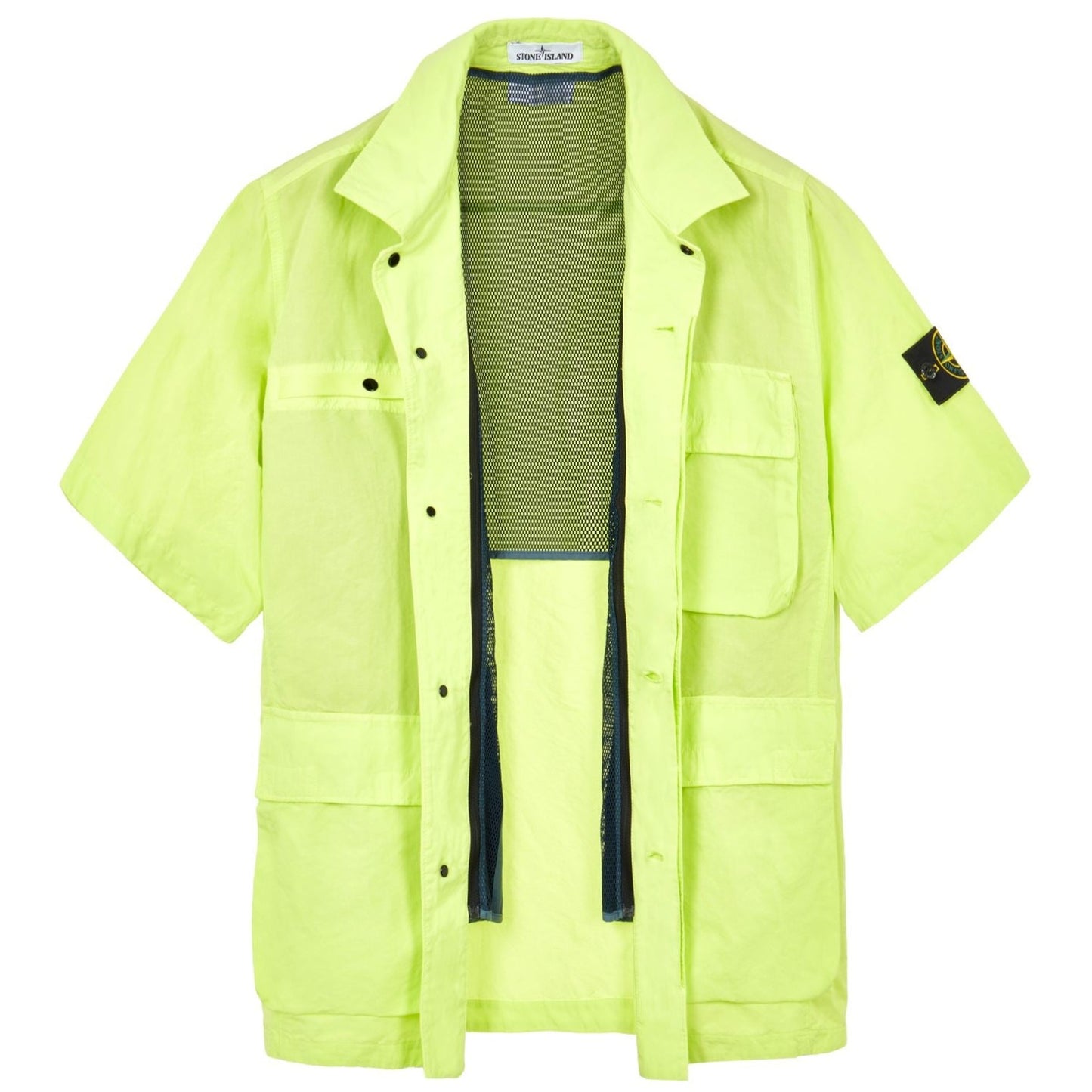 Stone Island Tela Cotone Short Sleeve Shirt - DANYOUNGUK