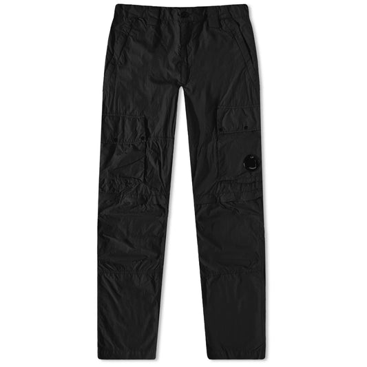 CP Company Black Nylon Lens Cargo Pants - DANYOUNGUK