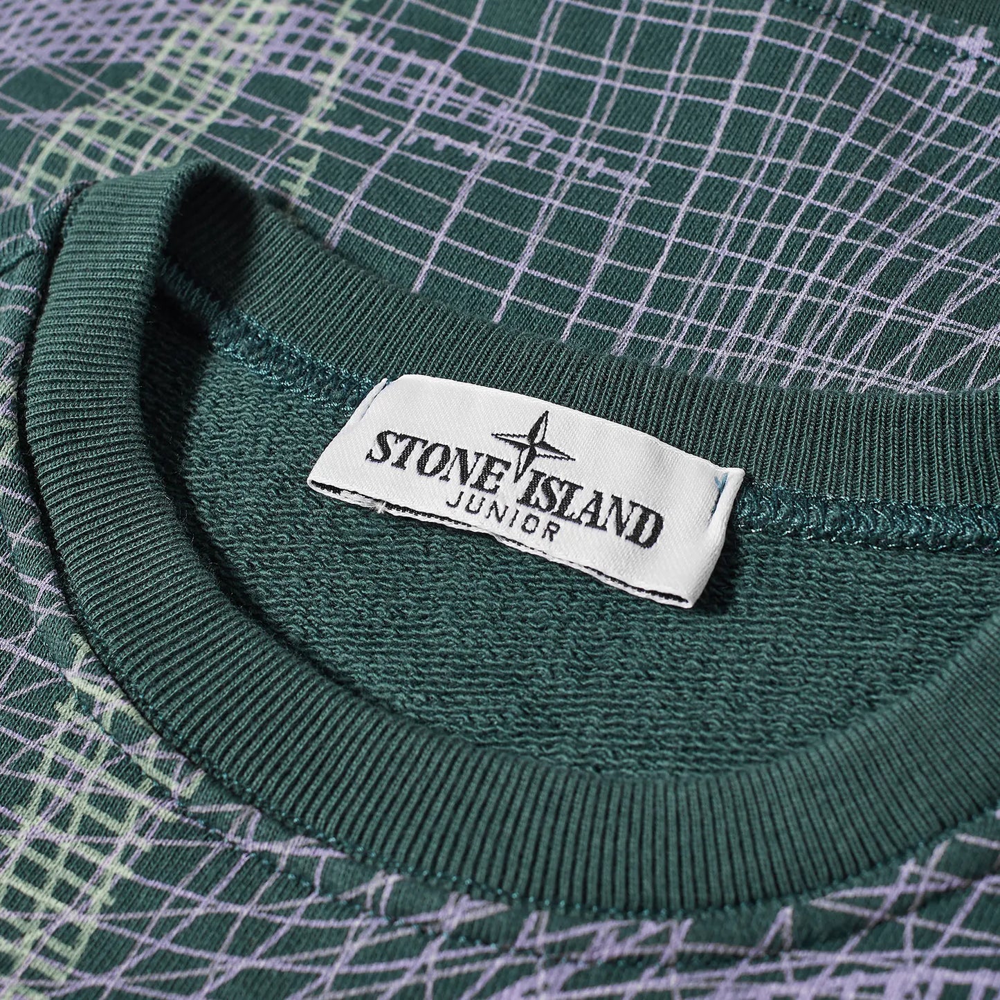 Kids Stone Island Net Print Tracksuit - DANYOUNGUK