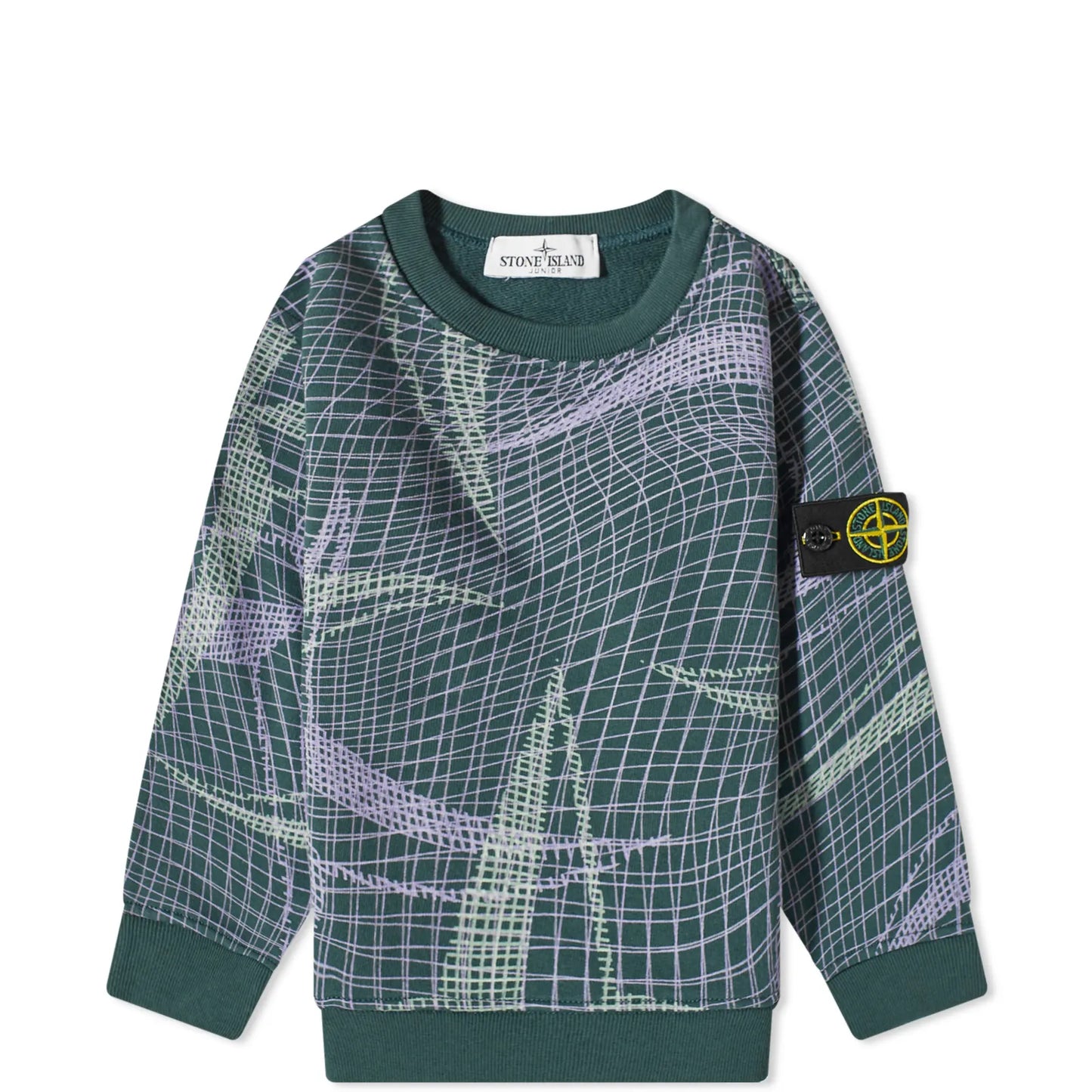 Kids Stone Island Net Print Tracksuit - DANYOUNGUK