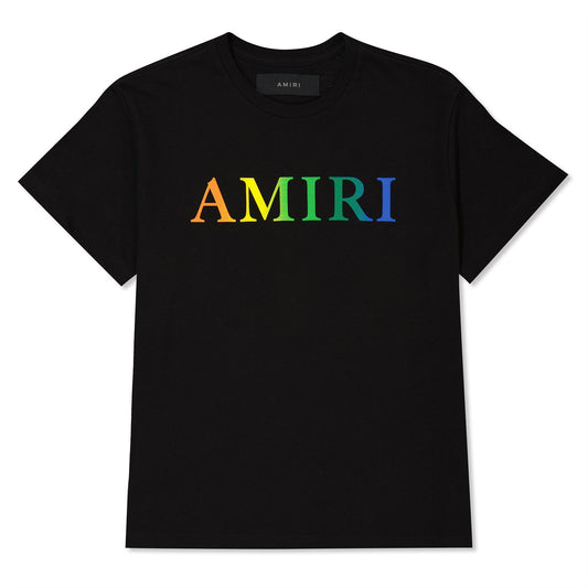 Kids Amiri Black Logo T-Shirt - DANYOUNGUK