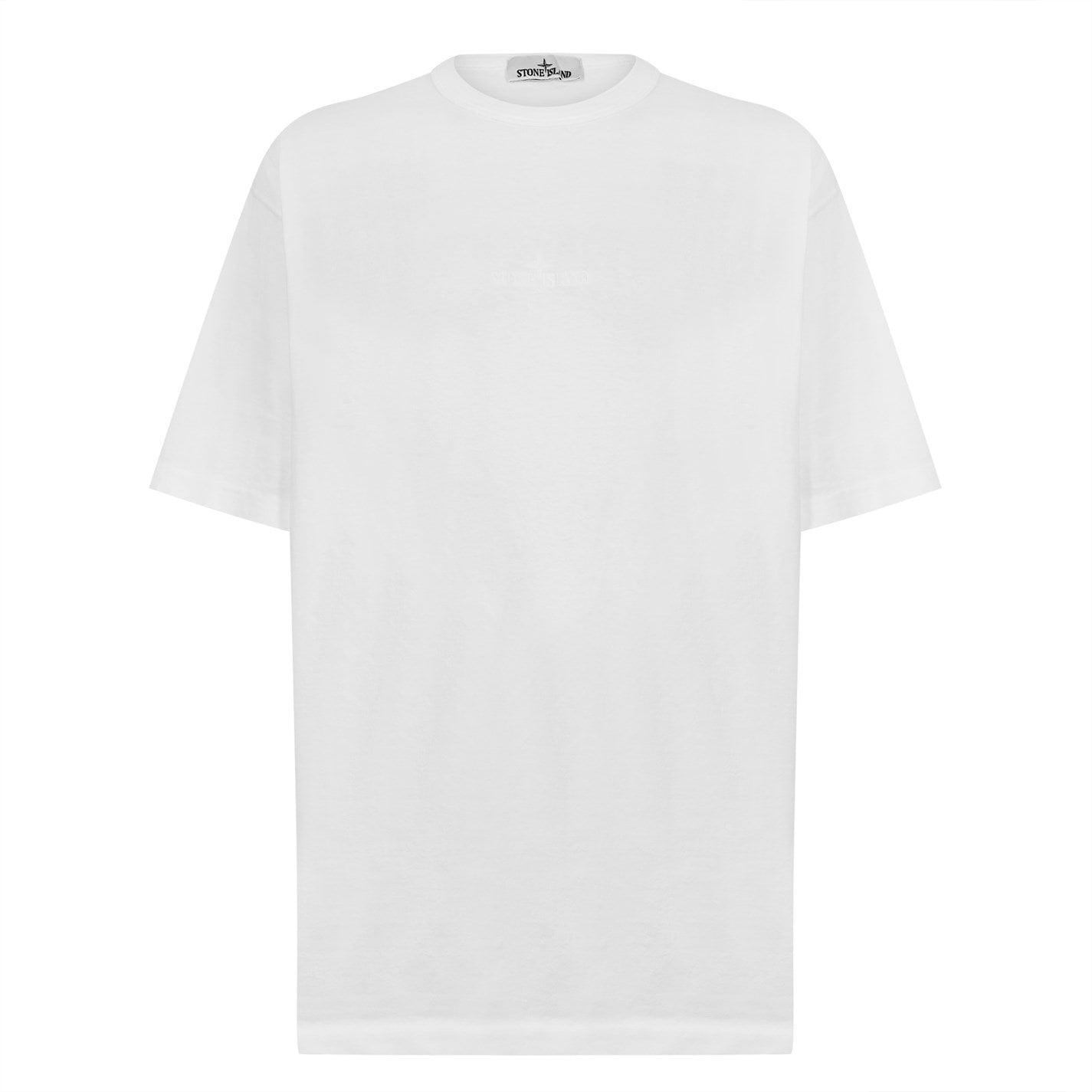 Stone Island White Embroidered Logo T-Shirt – DANYOUNGUK