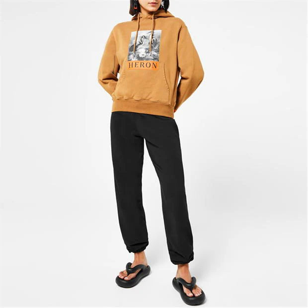 Womens Heron Preston Logo Hoodie - DANYOUNGUK