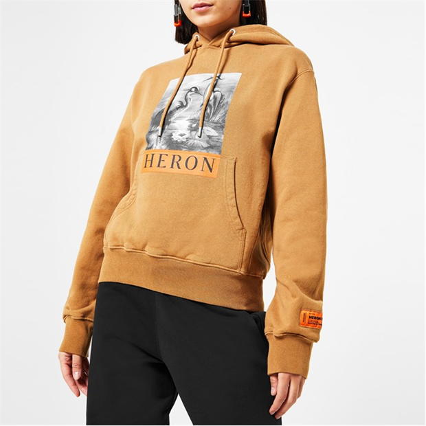 Womens Heron Preston Logo Hoodie - DANYOUNGUK