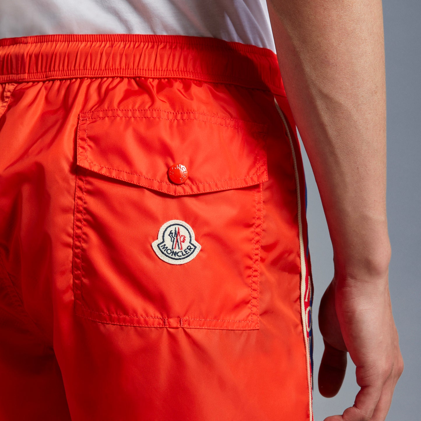 Moncler Tape Logo Swimshorts - DANYOUNGUK