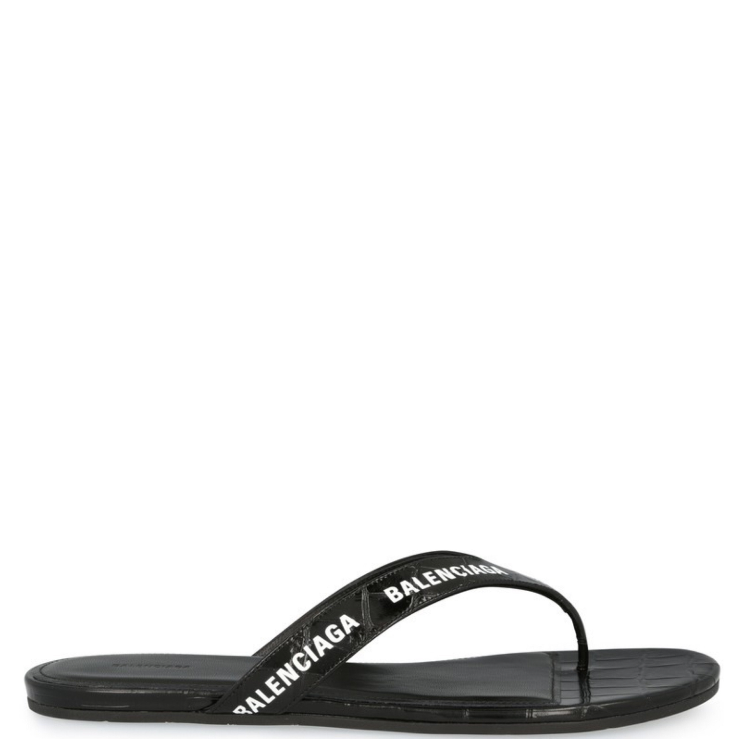 Womens Balenciaga Croc Effect Sandals - DANYOUNGUK