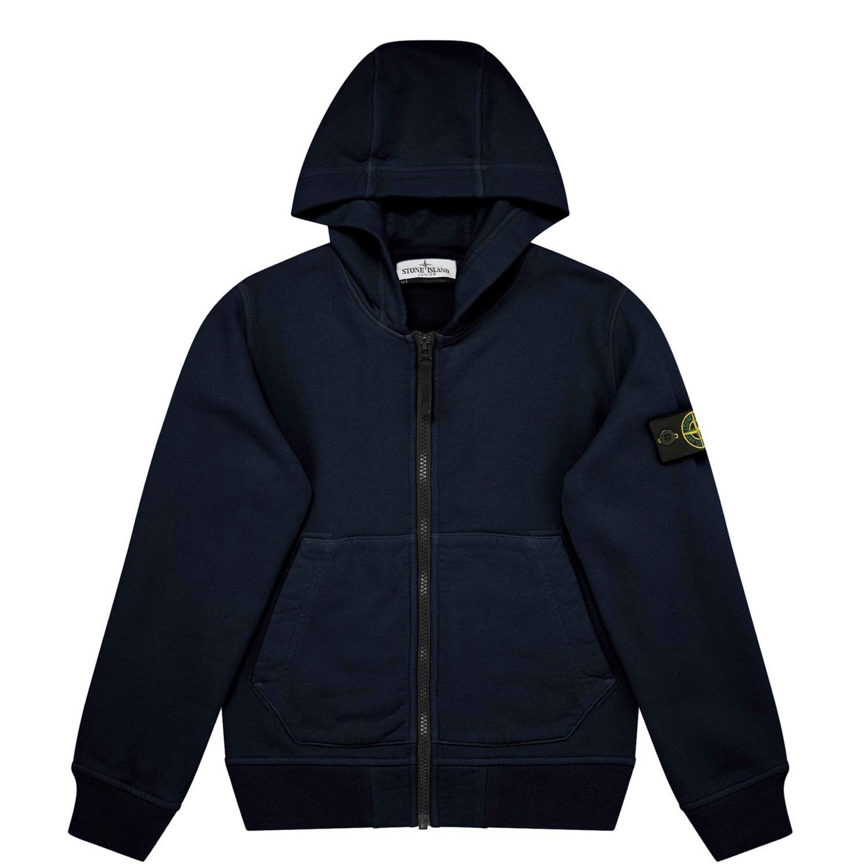Stone island hoodie navy discount