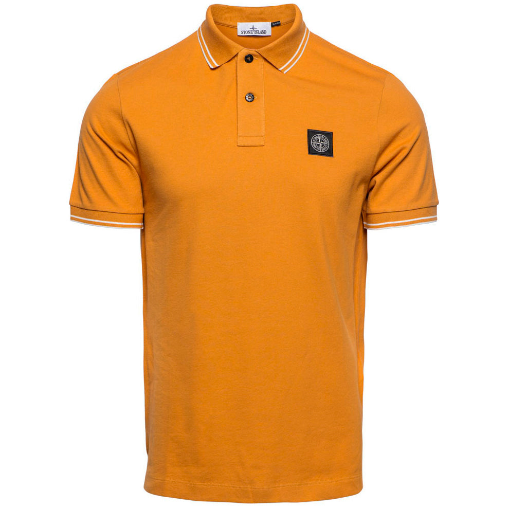 Stone island 2024 orange polo