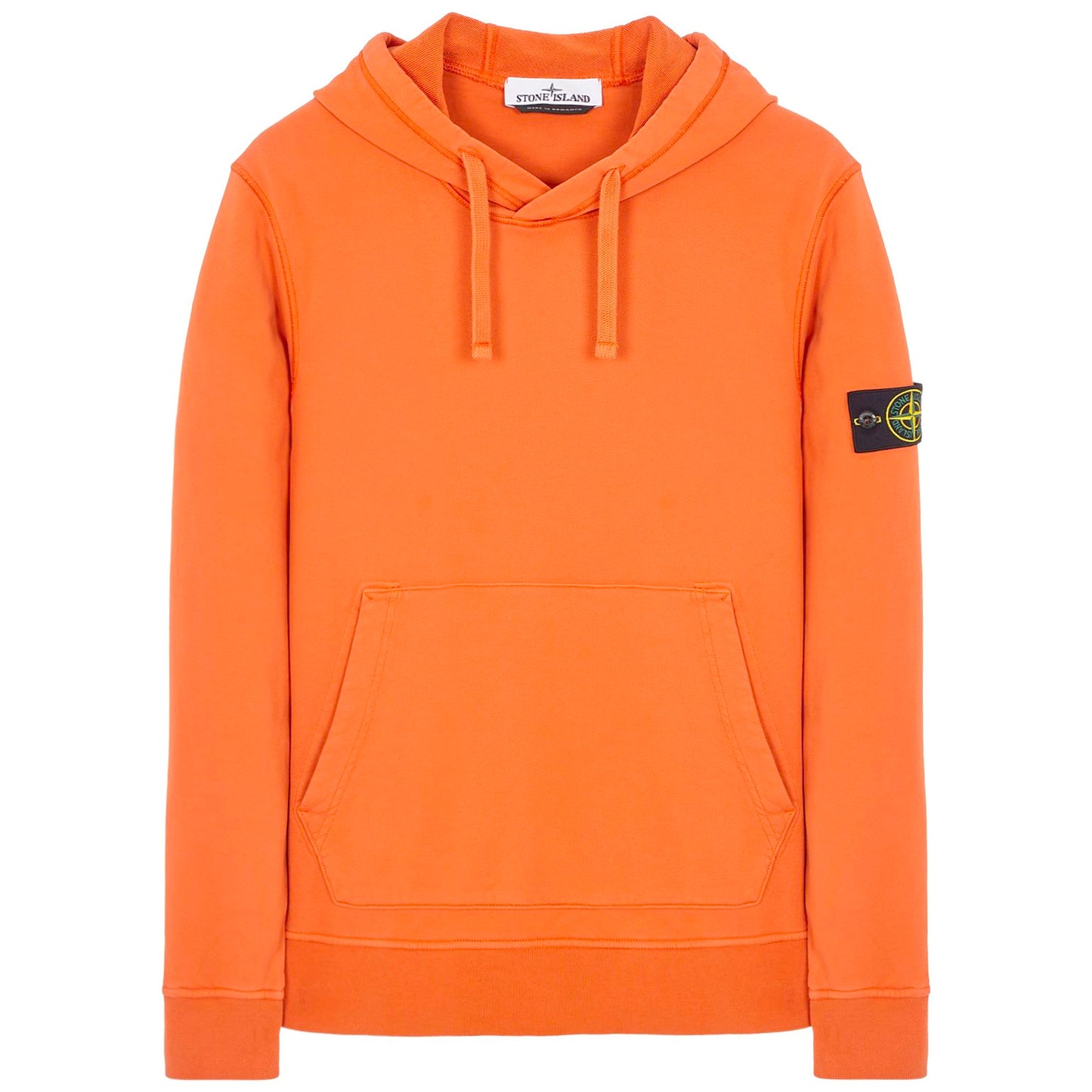 Stone Island Classic Orange Hoodie - DANYOUNGUK