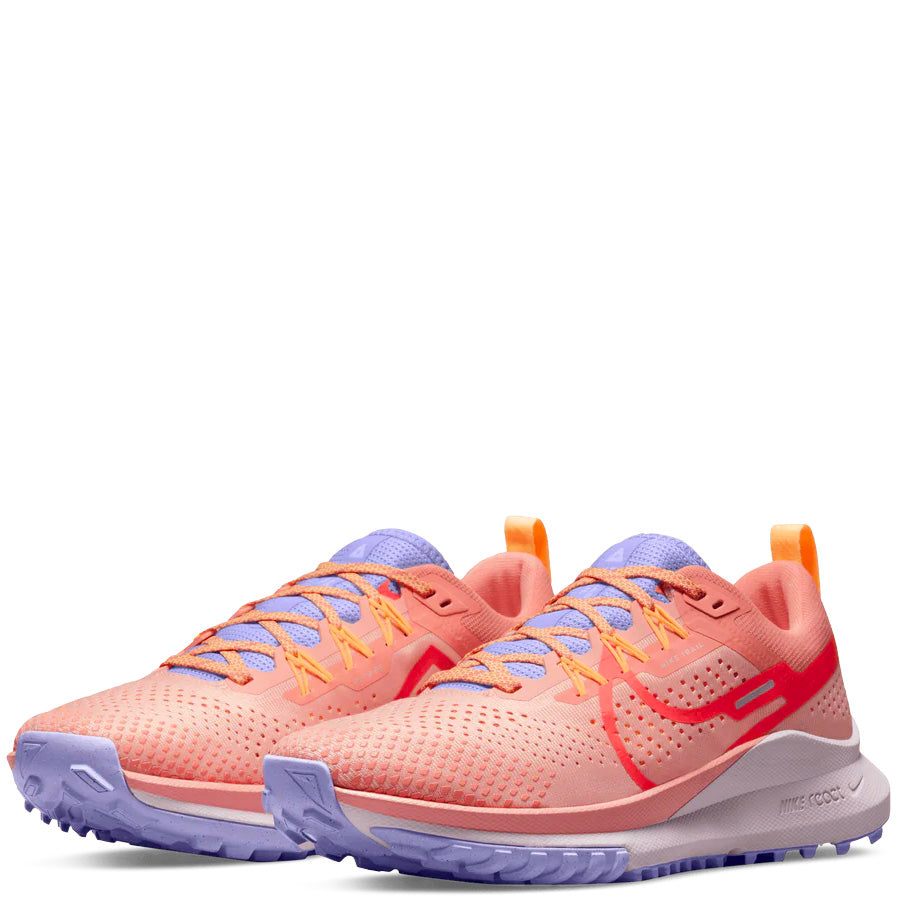 Grey Max Pulse Ladies Peach Nike Trainers Nike React Pegasus Trail