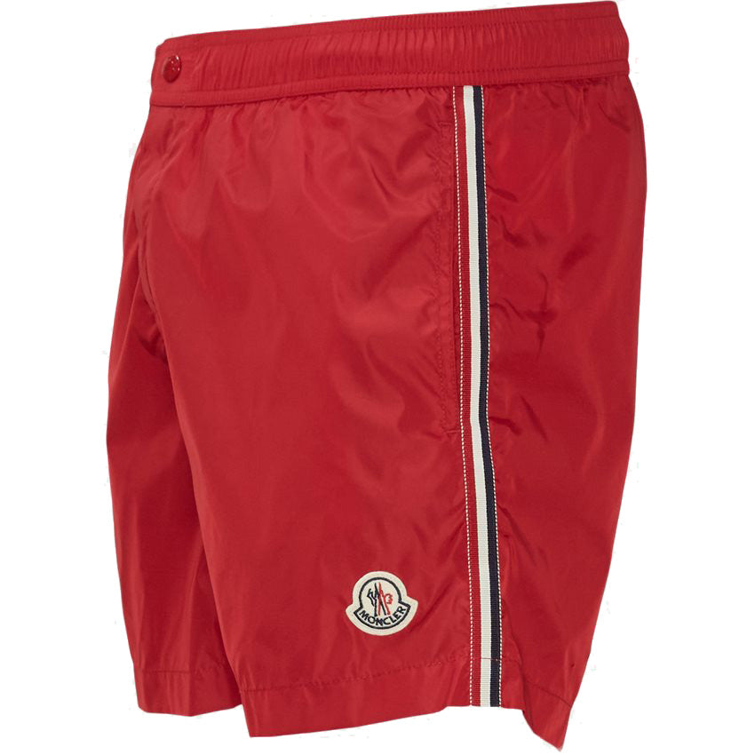 Moncler Red Nylon Swimshorts - DANYOUNGUK