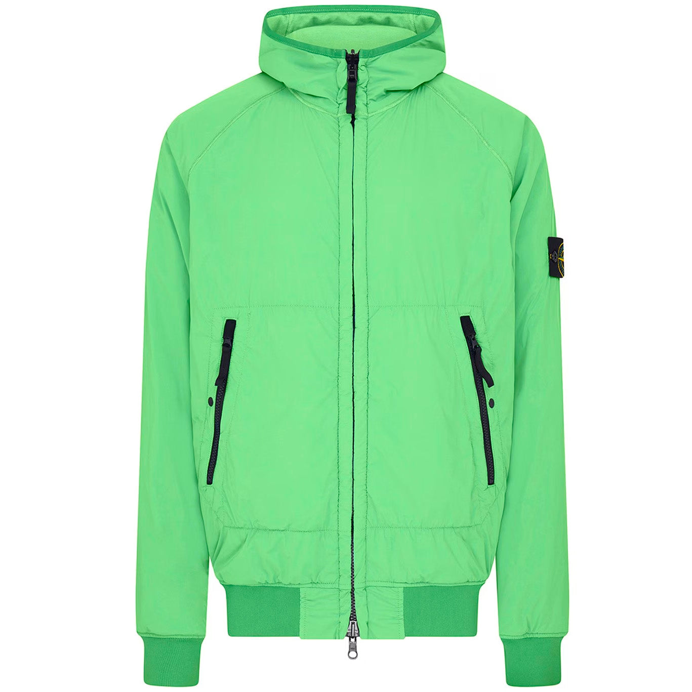 Lime green stone island jacket best sale