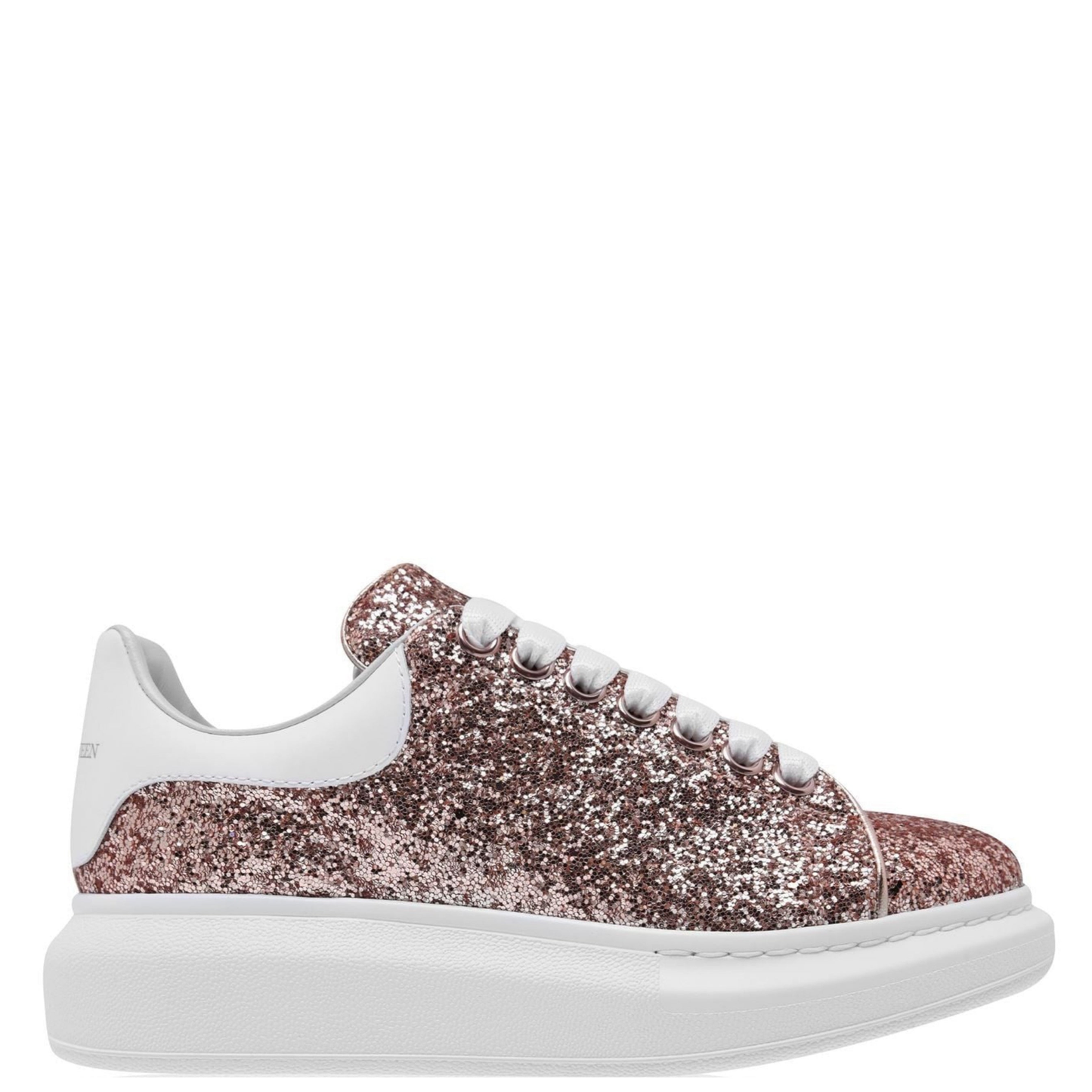 Womens Alexander McQueen Oversized Tea Rose Sneaker - DANYOUNGUK