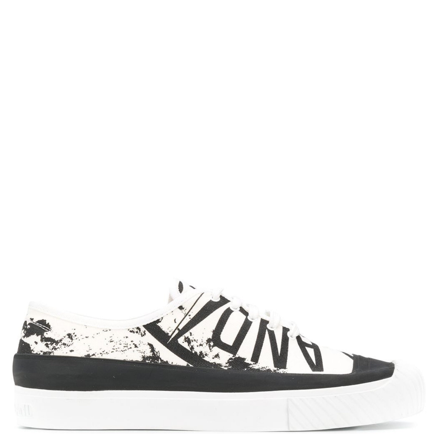 Stone Island 'All Over Logo' Canvas Trainers - DANYOUNGUK