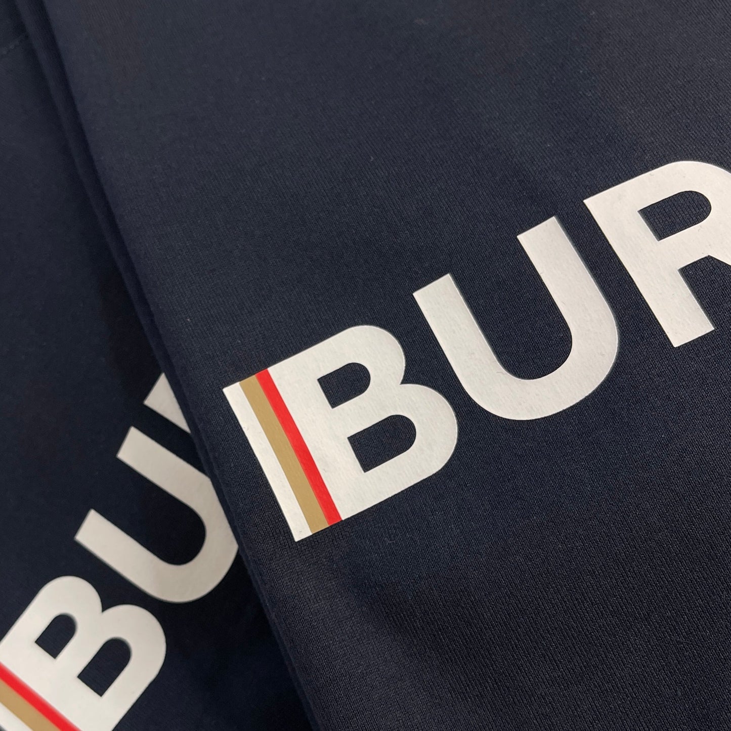 Burberry Navy Logo T-Shirt - DANYOUNGUK