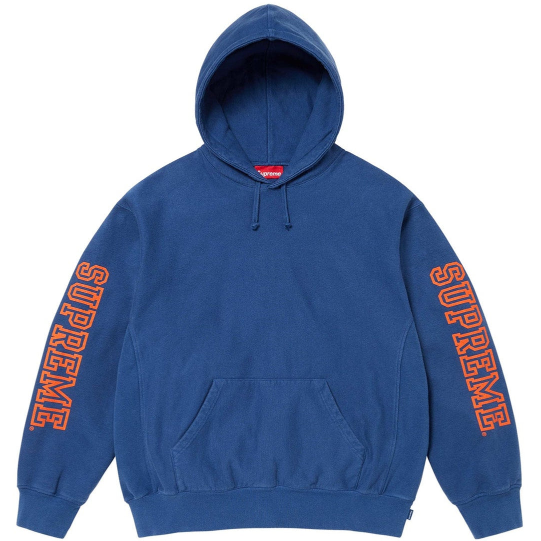 Supreme Blue Logo Hoodie – DANYOUNGUK