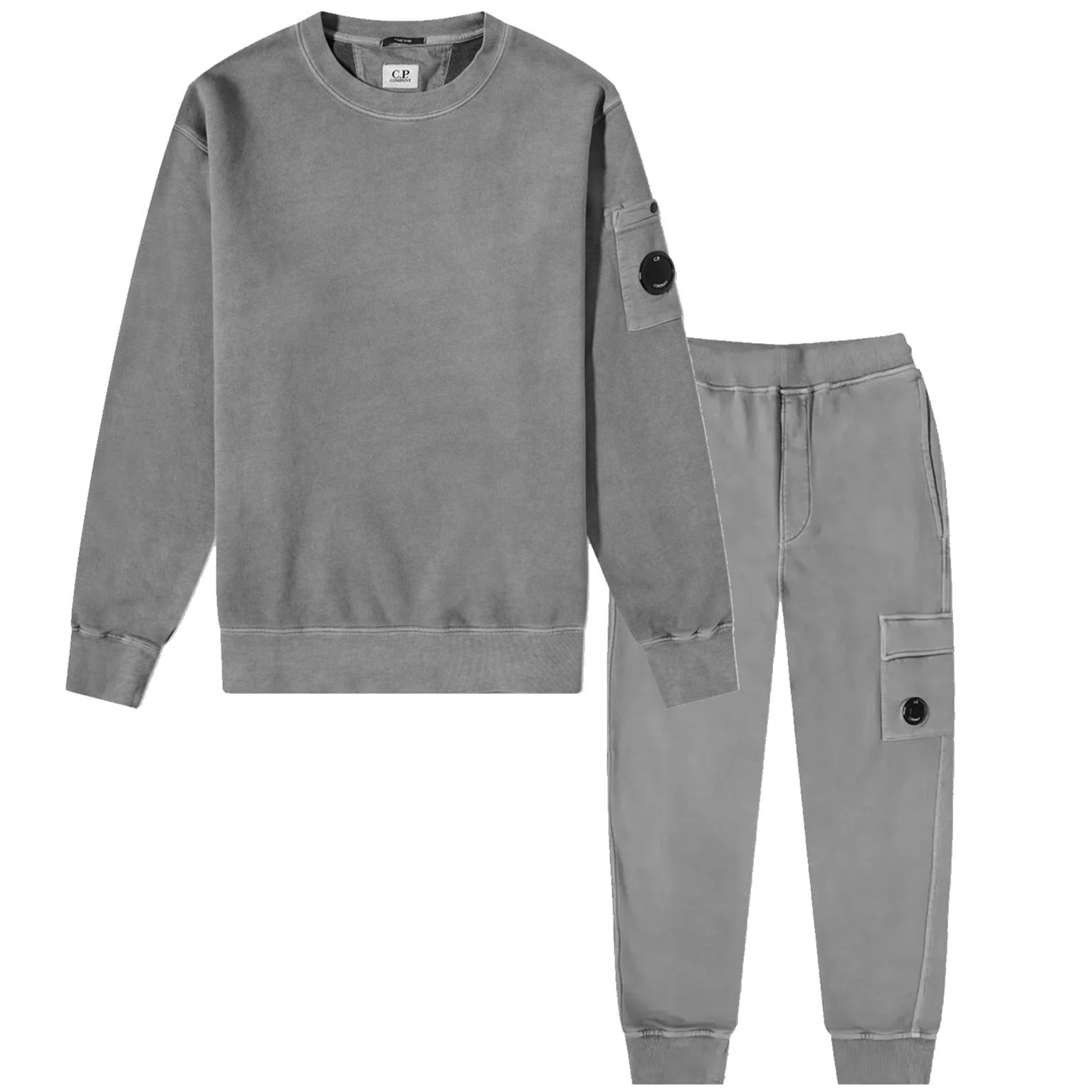 Cp company tracksuit grey on sale