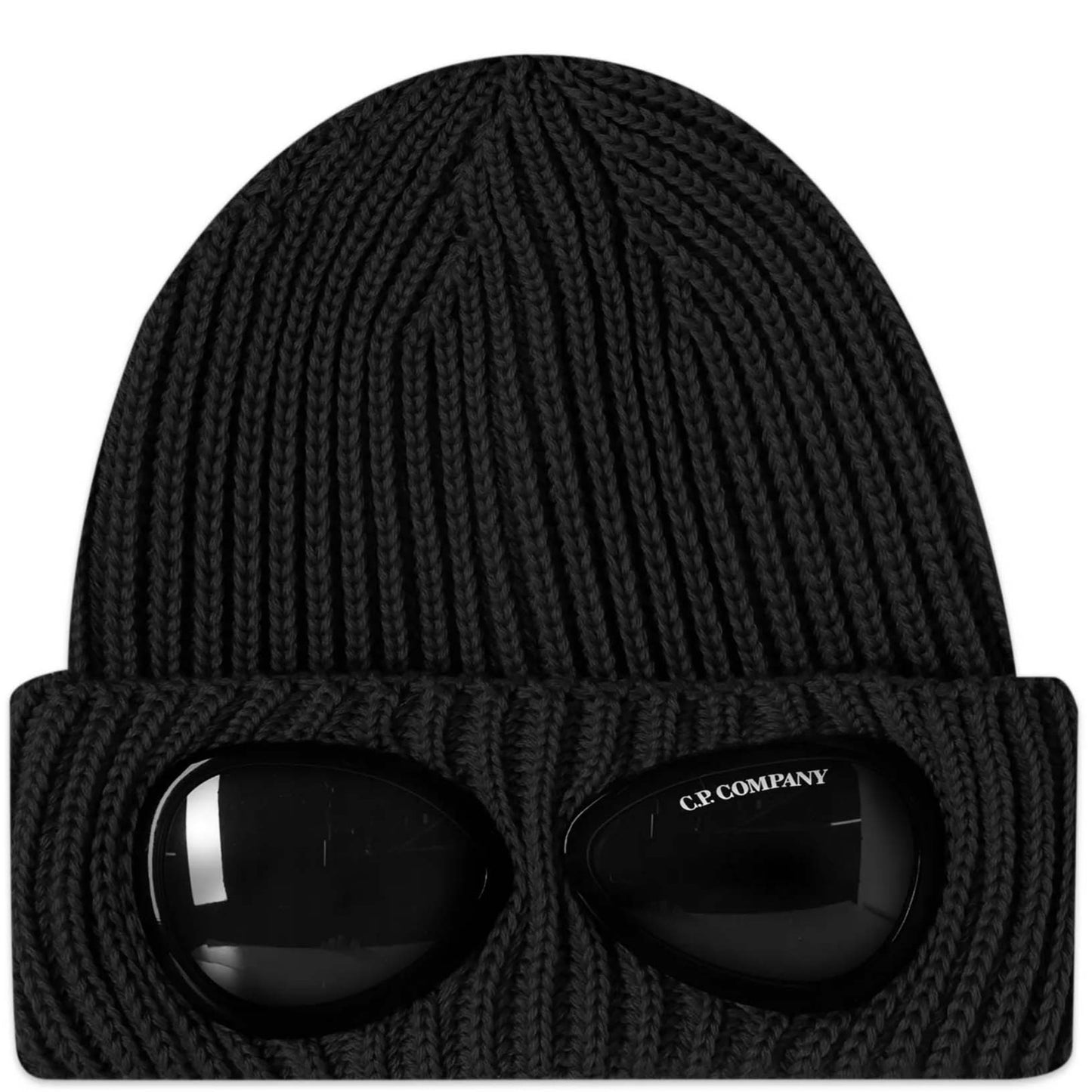 CP Company Black Goggle Beanie - DANYOUNGUK