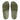 Valentino Khaki Logo Embossed Rubber Sliders - DANYOUNGUK