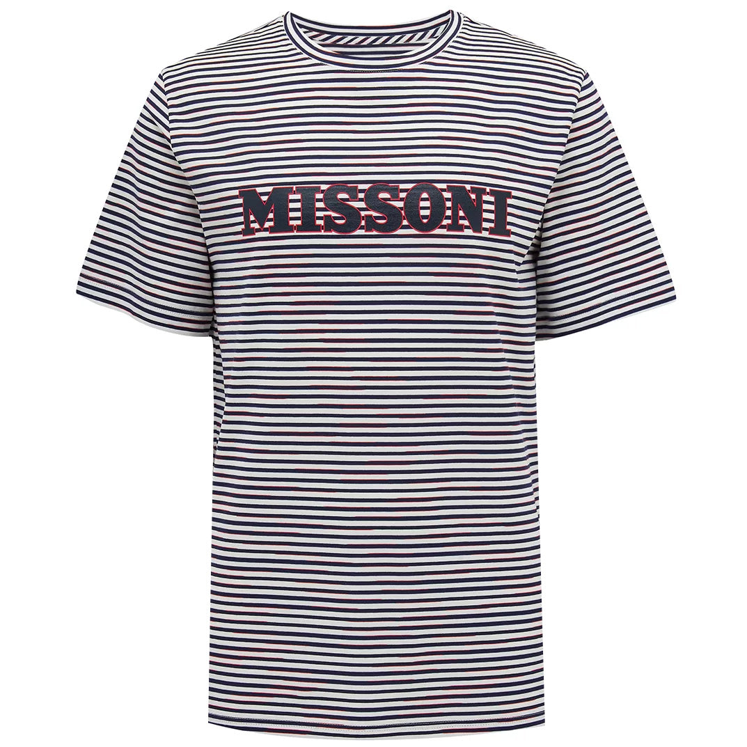 Missoni Stripe Logo T-Shirt - DANYOUNGUK