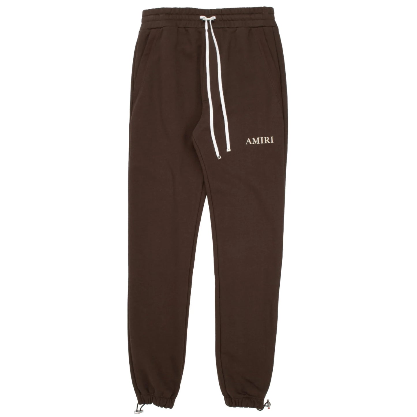 Amiri Brown Puff Logo Sweatpants - DANYOUNGUK