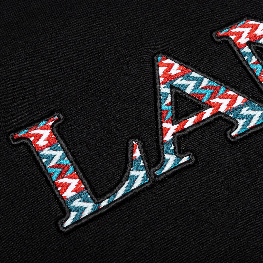 Lanvin Black Embroidered Logo Hoodie - DANYOUNGUK