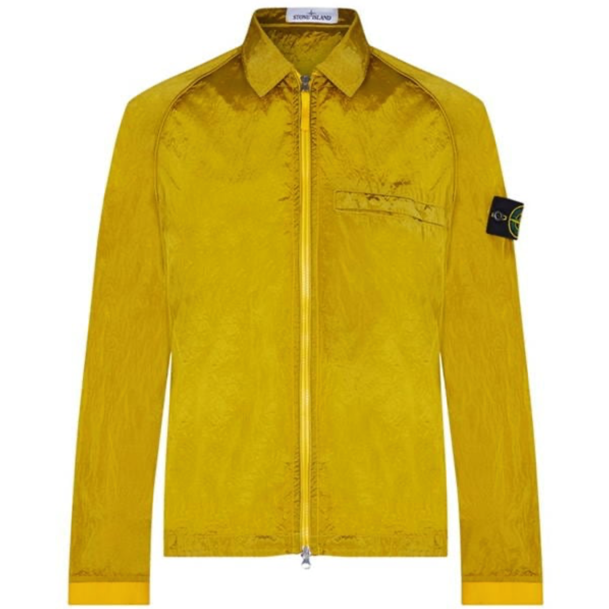 Stone Island Nylon Metal Yellow Overshirt DANYOUNGUK