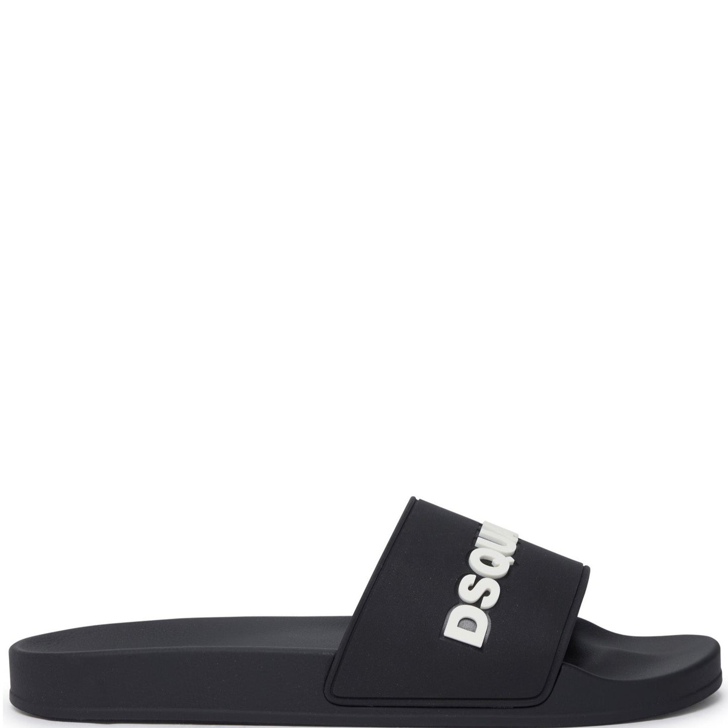 DSQUARED2 Black Logo Sliders - DANYOUNGUK