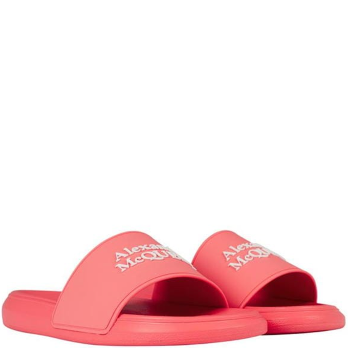 Womens Alexander McQueen Logo Sliders - DANYOUNGUK