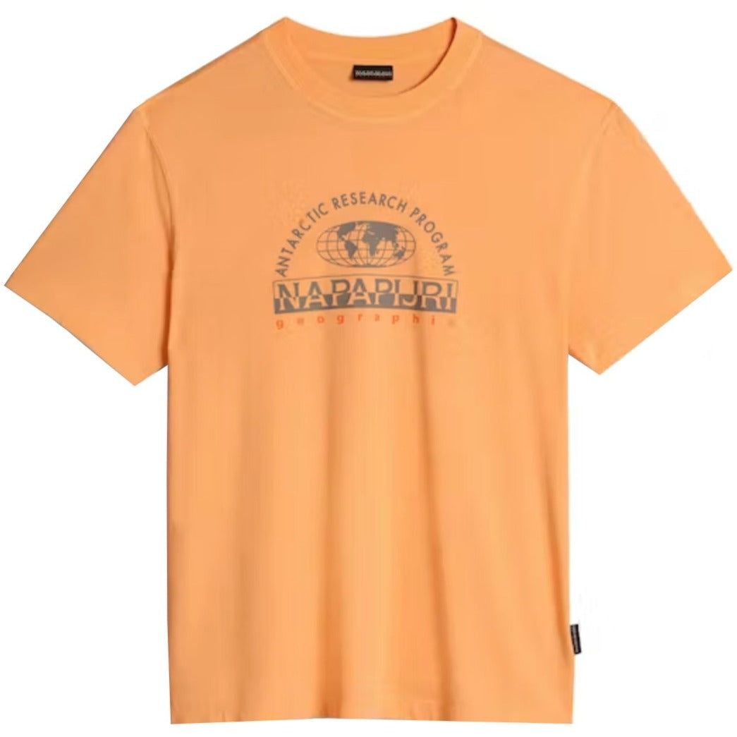 Napapijri Orange Logo T-Shirt - DANYOUNGUK