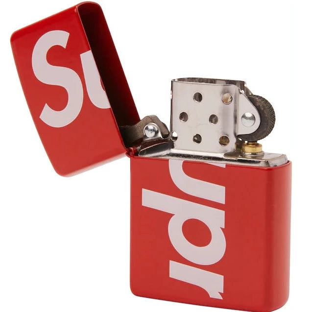 Supreme Red Logo Zippo - DANYOUNGUK