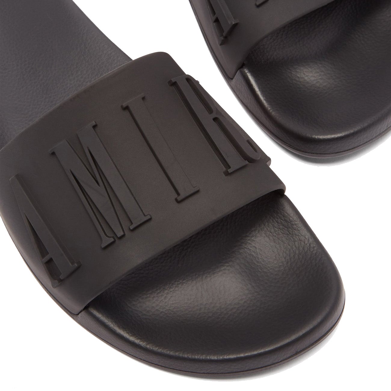 Amiri Black Logo Sliders Sliders AMIRI