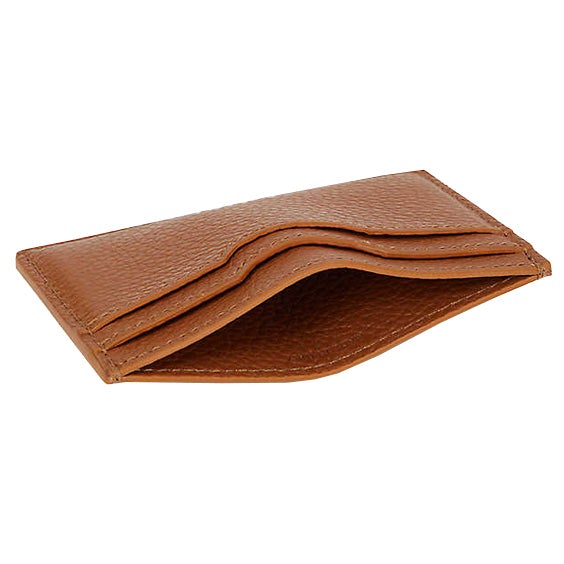 Amiri Brown Leather Logo Cardholder Cardholder AMIRI