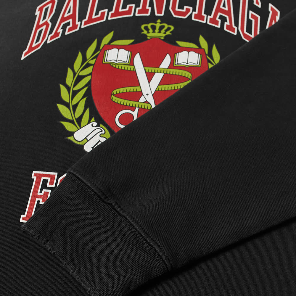Balenciaga Black College Sweatshirt Sweatshirt Balenciaga