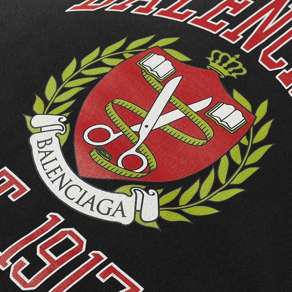 Balenciaga Black College Sweatshirt Sweatshirt Balenciaga