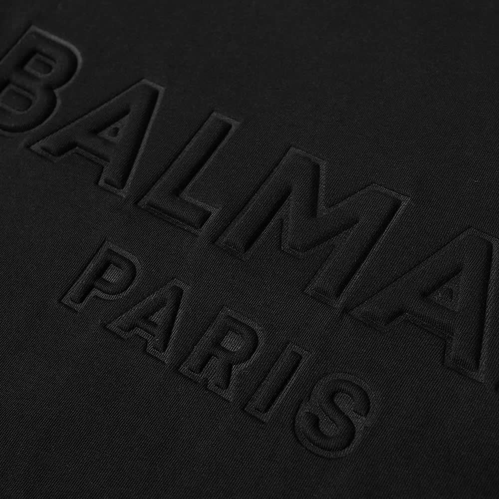 Balmain Black Embossed Logo T-Shirt T-Shirt Balmain