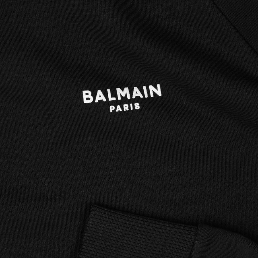 Balmain Black Small Logo Sweatshirt Sweatshirt Balmain