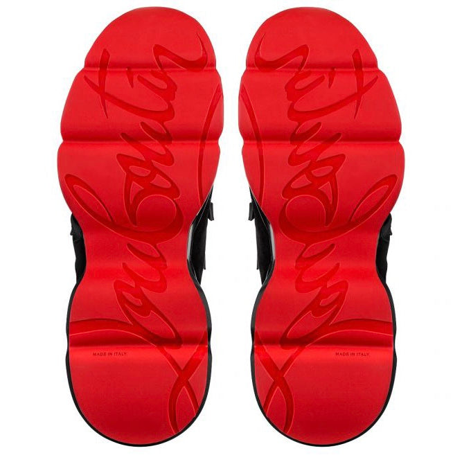 Christian Louboutin Black Red-Runner Trainers Christian Louboutin