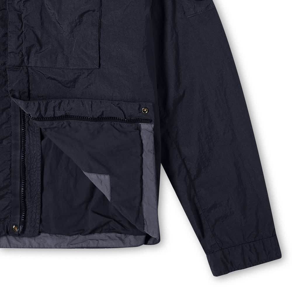 CP Company Navy Nylon Zip Overshirt Overshirt CP Company