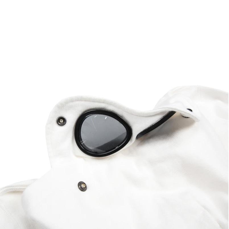 CP Company White Goggle Hoodie Kids Hoodie CP Company
