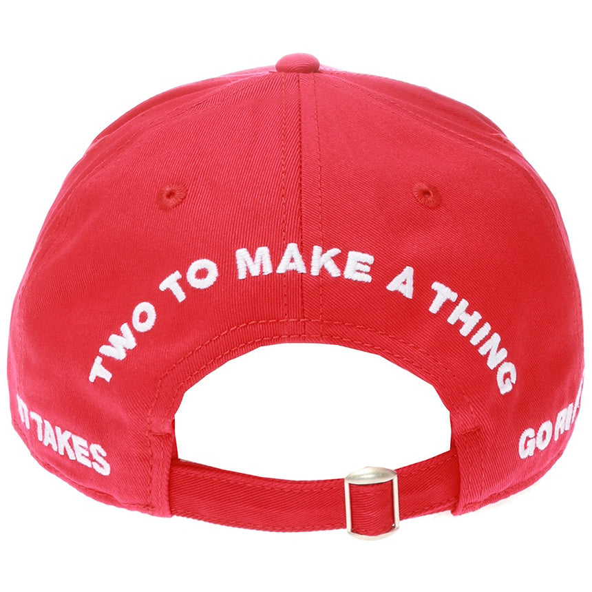 DSQUARED2 Red Embroidered Logo Cap Cap DSQUARED2