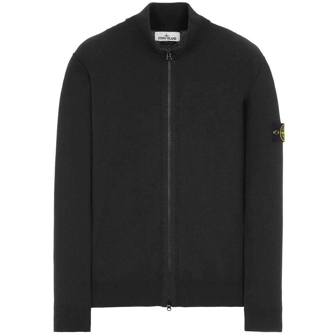 Stone Island Black Knit Zip Up - DANYOUNGUK