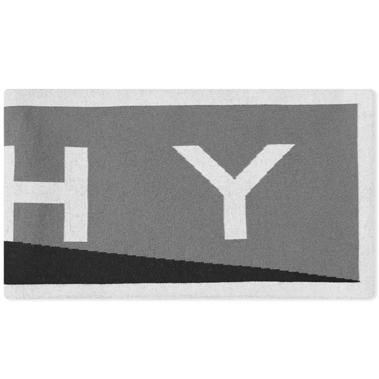 Givenchy Black & Grey Logo Team Scarf - DANYOUNGUK
