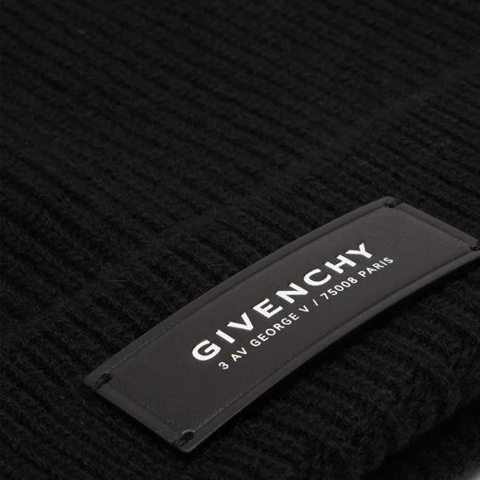 Givenchy Black Wool Beanie Beanie Givenchy