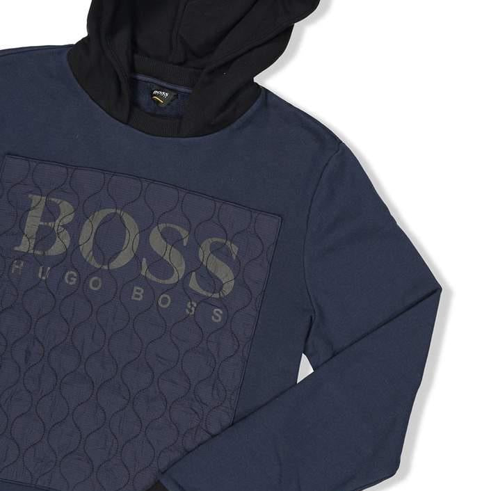 Hugo Boss Navy Logo Hoodie Hoodie Hugo Boss