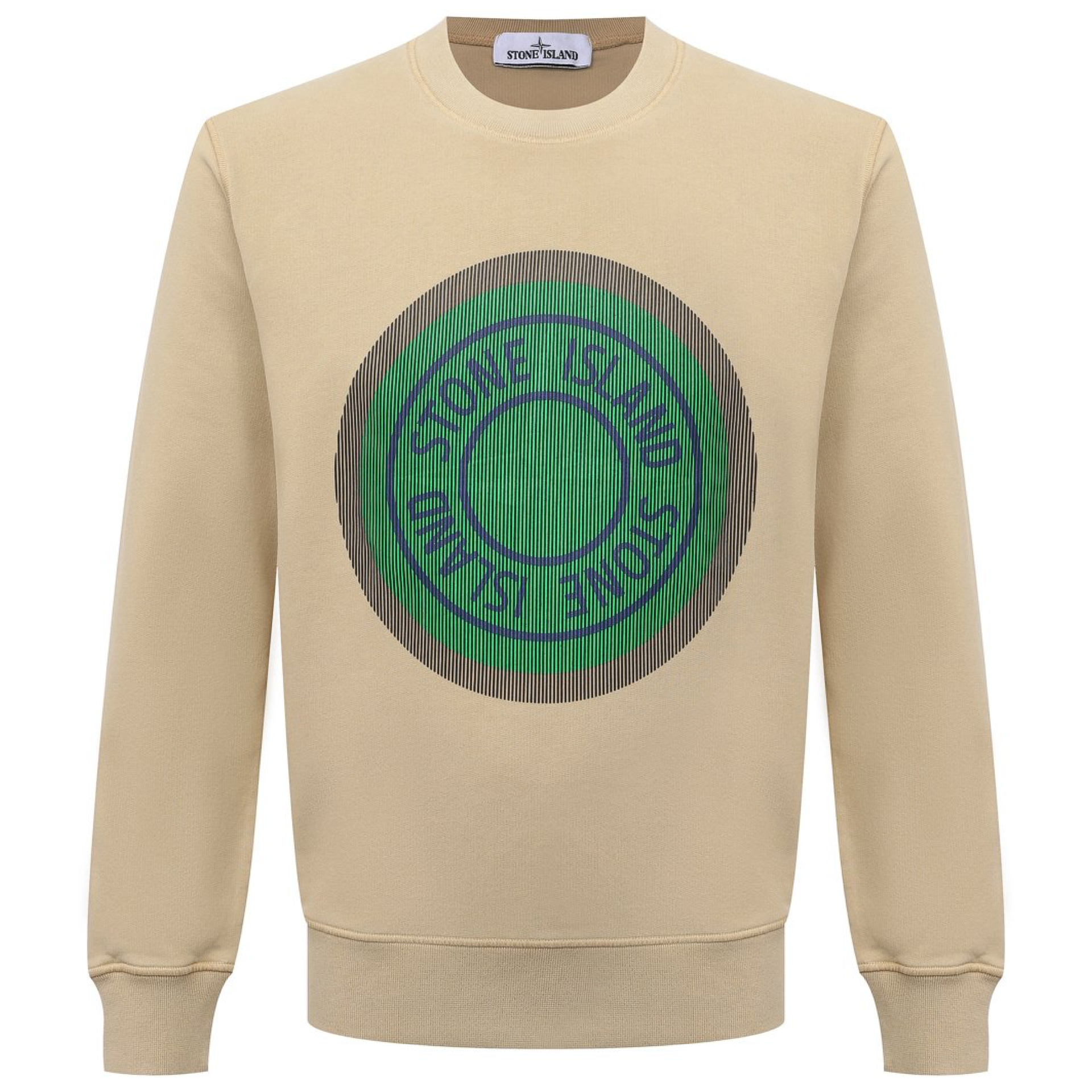 Stone island deals logo sweatshirt