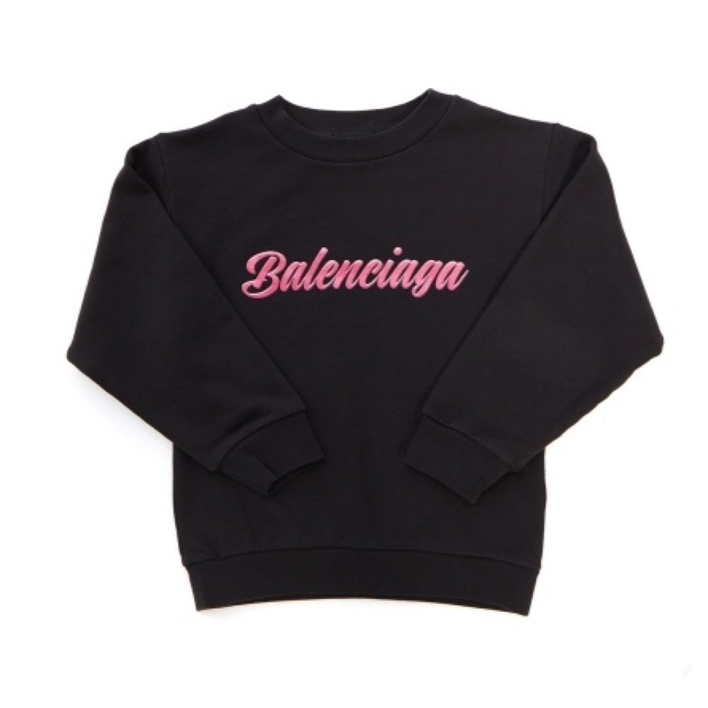 Kids Balenciaga Script Logo Sweatshirt Kids Sweatshirt Balenciaga