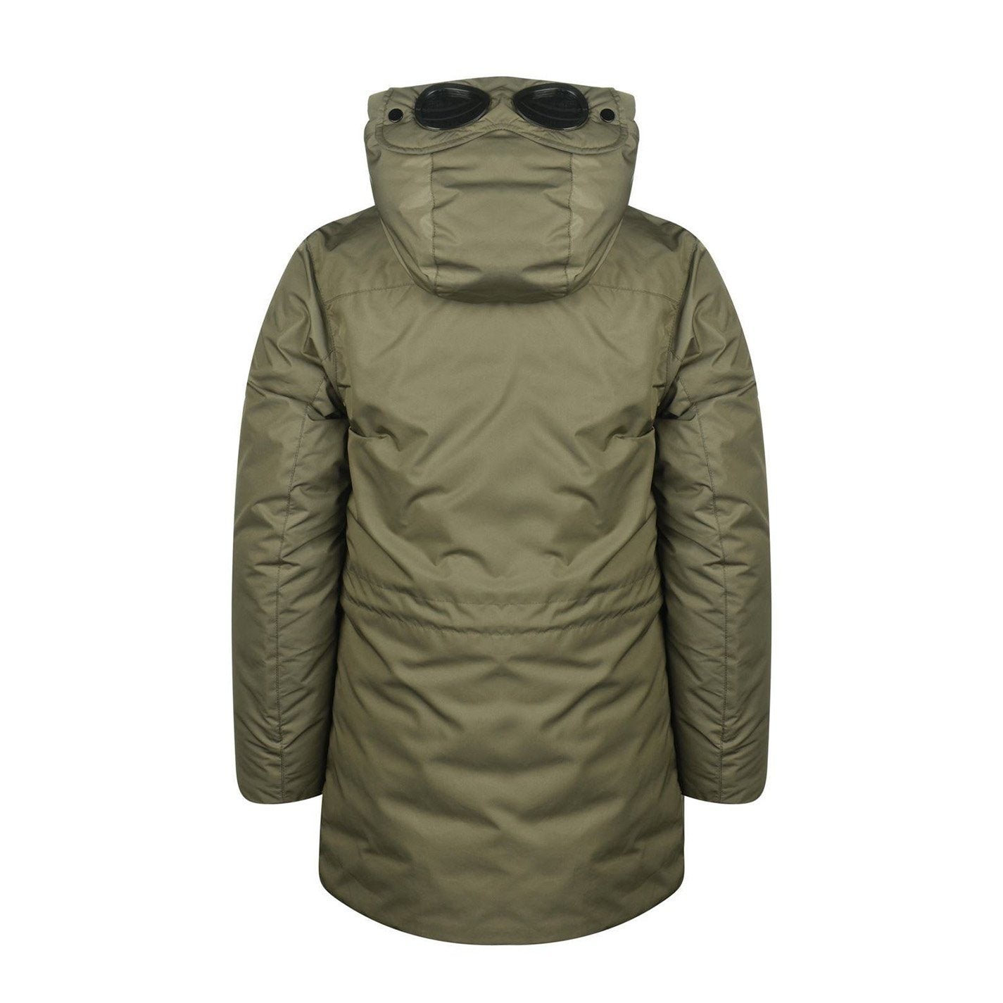 Kids CP Company Khaki Goggle Down Jacket Kids Jacket CP Company
